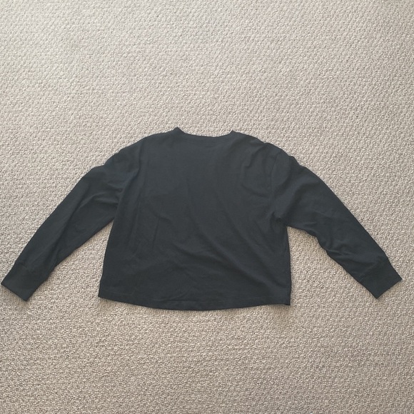 POPLINEN - BLACK CROP LONG SLEEVE - SIZE S - Picture 4 of 4